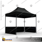 TOLDO PUBLICITARIO 2*3 MTS COLOR NEGRO