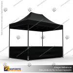 TOLDO PUBLICITARIO 2*3 MTS COLOR NEGRO