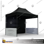 TOLDO PUBLICITARIO 2*3 MTS COLOR NEGRO