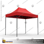 TOLDO PUBLICITARIO 2*3 MTS COLOR ROJO