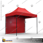 TOLDO PUBLICITARIO 2*3 MTS COLOR ROJO