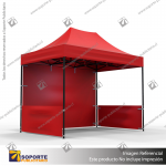 TOLDO PUBLICITARIO 2*3 MTS COLOR ROJO