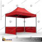 TOLDO PUBLICITARIO 2*3 MTS COLOR ROJO