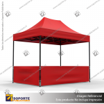 TOLDO PUBLICITARIO 2*3 MTS COLOR ROJO