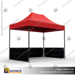 TOLDO PUBLICITARIO 2*3 MTS COLOR ROJO