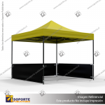 TOLDO PUBLICITARIO 3*3 MTS COLOR AMARILLO