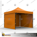 TOLDO PUBLICITARIO 3*3 MTS COLOR NARANJA