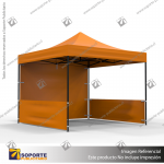 TOLDO PUBLICITARIO 3*3 MTS COLOR NARANJA