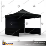 TOLDO PUBLICITARIO 3*3 MTS COLOR NEGRO