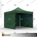 TOLDO PUBLICITARIO 3*3 MTS COLOR VERDE