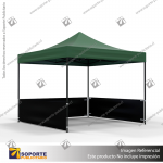 TOLDO PUBLICITARIO 3*3 MTS COLOR VERDE