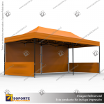 TOLDO PUBLICITARIO 3*6 MTS COLOR NARANJA