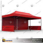 TOLDO PUBLICITARIO 3*6 MTS COLOR ROJO