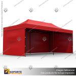 TOLDO PUBLICITARIO 3*6 MTS COLOR ROJO