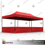 TOLDO PUBLICITARIO 3*6 MTS COLOR ROJO