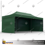 TOLDO PUBLICITARIO 3*6 MTS COLOR VERDE