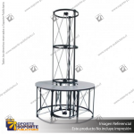 TOTEM PUBLICITARIO CILINDRICO 180*230 CMS