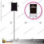 TOTEM INFORMATIVO CROMADO