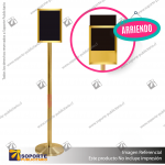 TOTEM INFORMATIVO DORADO
