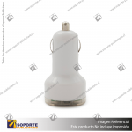 USB CAR CHARGER/BLANCO/BLANCO