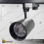 VERSALLES - FOCO LED TRACK LIGHT TRIFASICO COB 18W 4000K NEGRO 24