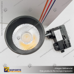 VERSALLES - FOCO LED TRACK LIGHT TRIFASICO COB 18W 4000K NEGRO 24