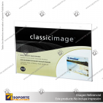 WALL MOUNT SIGN HOLDER (LANDSCAPE) A3 CLEAR