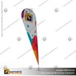 MASTIL CURVO VELA PRO 420*90 CMS (440 CMS) PARA BANDERA PUBLICITARIA (C40)