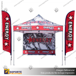 MASTIL CURVO VELA PRO 320*80 CMS (340 CMS) PARA BANDERA PUBLICITARIA (C30)