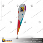 MASTIL CURVO PRO 320*80 CMS (340 CMS) PARA BANDERA PUBLICITARIA (C30)