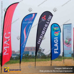 MASTIL CURVO PRO 320*80 CMS (340 CMS) PARA BANDERA PUBLICITARIA (C30)