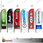 MASTIL CURVO VELA PRO 320*80 CMS (340 CMS) PARA BANDERA PUBLICITARIA (C30)