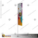 MASTIL RECTO ALUMINIO 420*90 CMS PARA BANDERA PUBLICITARIA