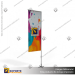 MASTIL RECTO ALUMINIO 320*80 CMS PARA BANDERA PUBLICITARIA (C10)