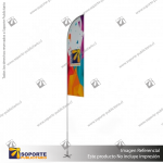 MASTIL CURVO ALUMINIO 520*100 CMS PARA BANDERA PUBLICITARIA